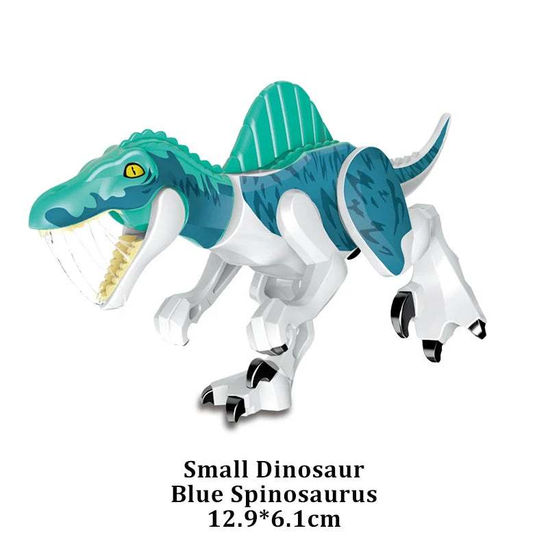 Jurassic Dinosaur Building Blocks – T-Rex, Raptor, Triceratops Models