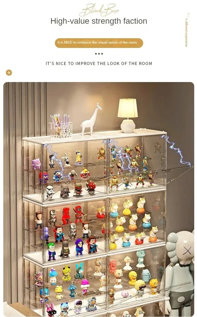 Clear Acrylic Display Case for Collectibles