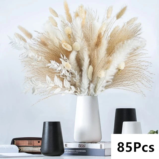 Natural Dried Pampas Grass Bouquet – Boho Decor for Home & Events