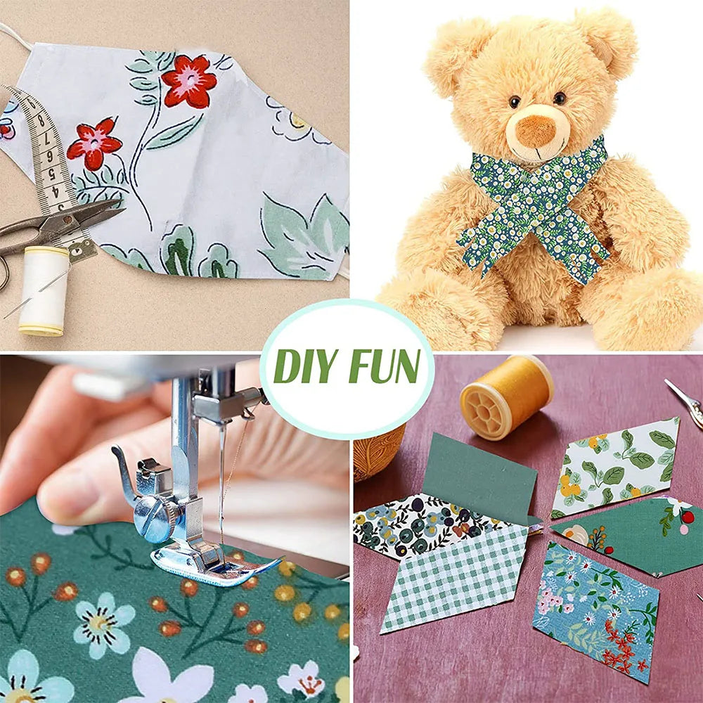 40pcs Cotton Craft Fabric Squares – DIY Sewing & Quilting