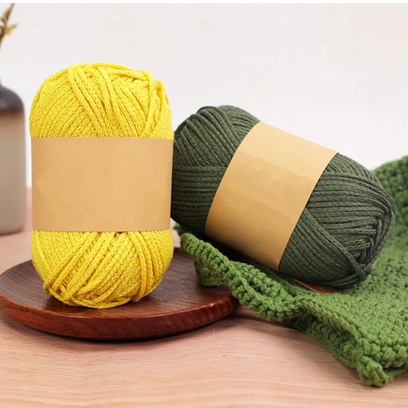 Crochet Cotton Yarn – Soft Worsted Baby Milk Cotton Thread